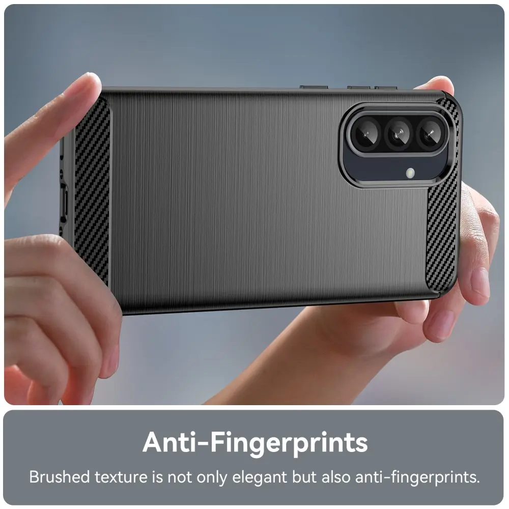 Samsung Galaxy A36 Skal TPU Brushed Svart