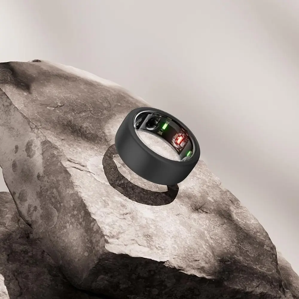 Silikonskal Oura Ring Gen 3 storlek 6-10 svart