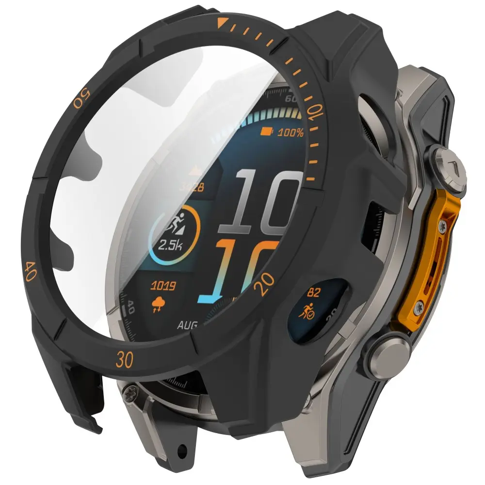 Full Cover Case Garmin Fenix 8 Solar 47mm Svart