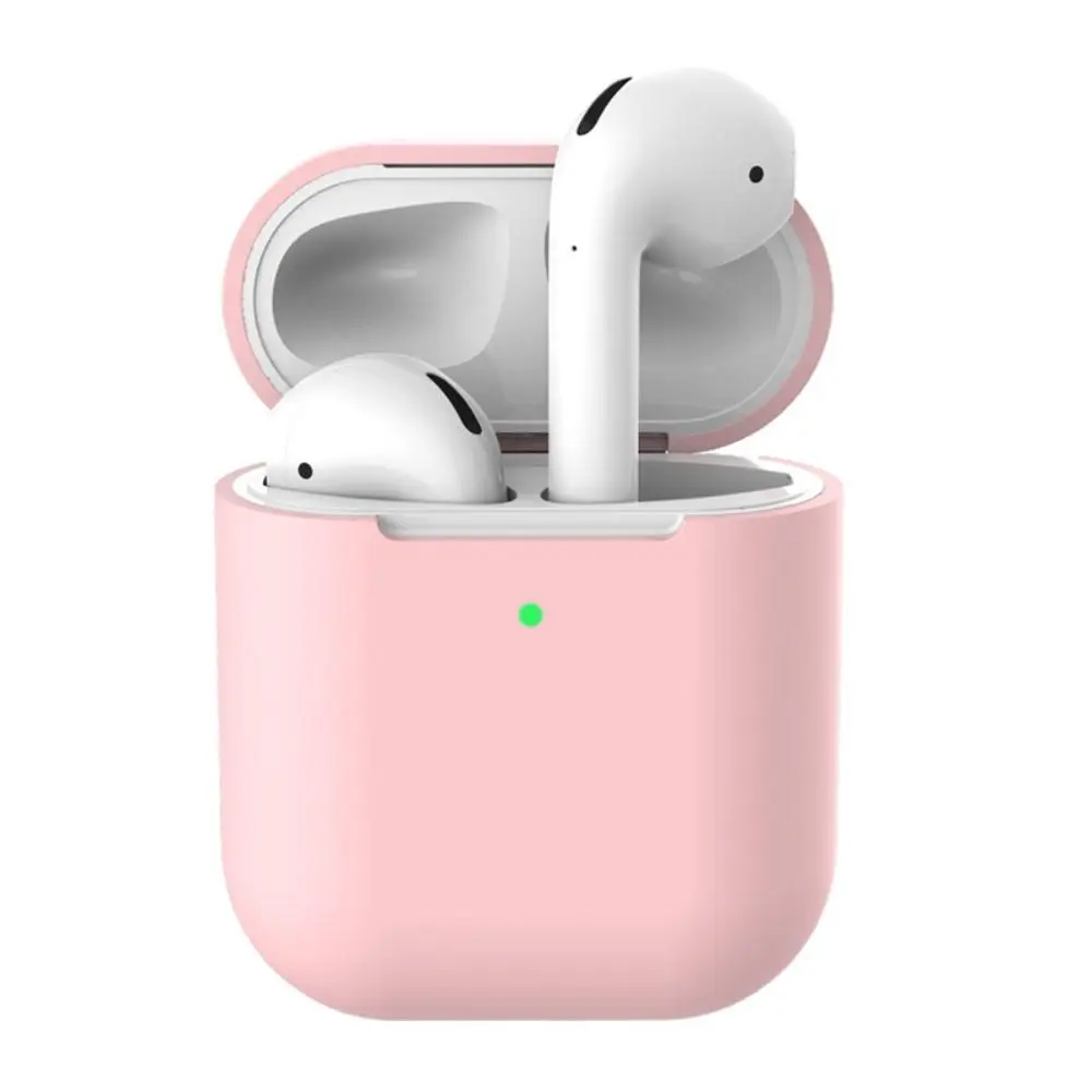 Silikonikuori Apple AirPods langattomalle latauskotelolle, Vaaleanpunainen