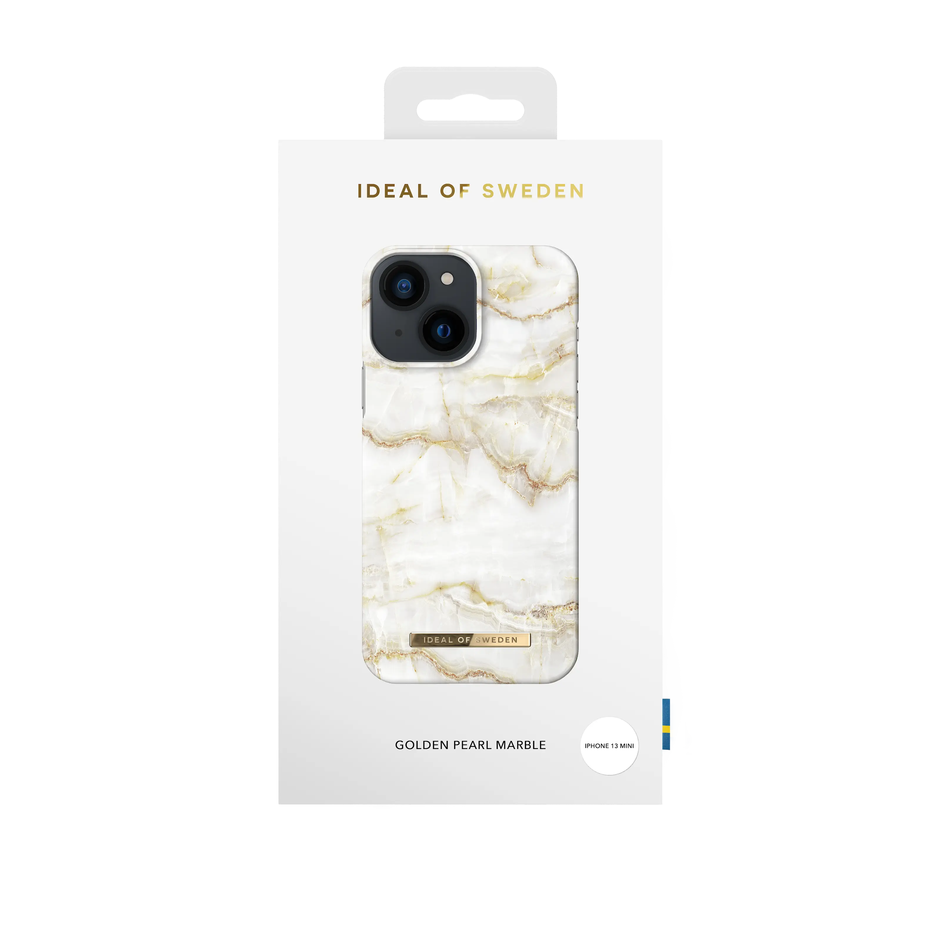 Fashion Case iPhone 13 Mini Golden Pearl Marble