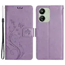 Læderetui Sommerfugle Xiaomi Redmi 13C Lilla