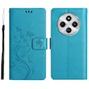 Læderetui Sommerfugle Xiaomi Redmi 14C Blå