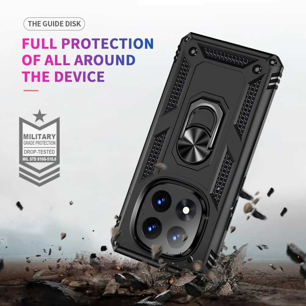 Hybridskal Tech Ring Xiaomi Redmi Note 14 Pro svart