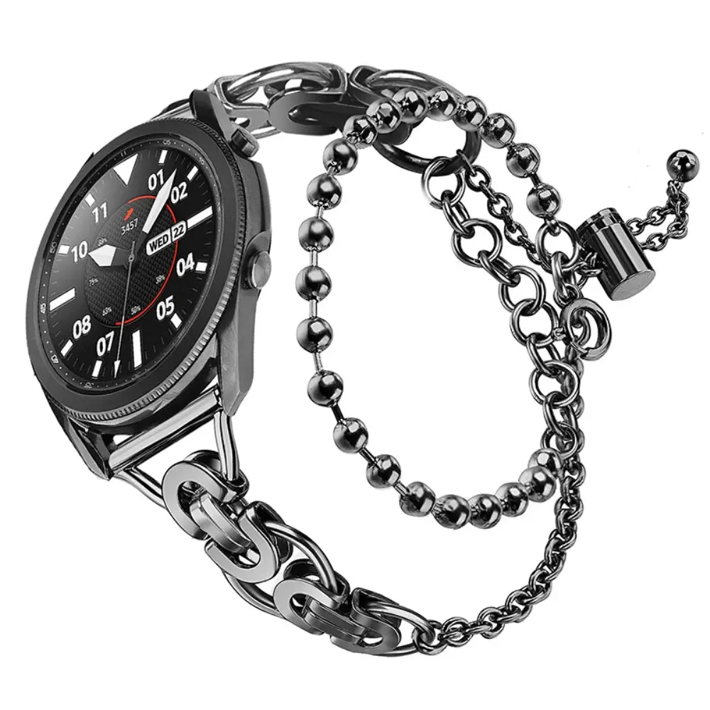 Samsung Galaxy Watch 4 Classic 46mm Metal armbånd med perler sort