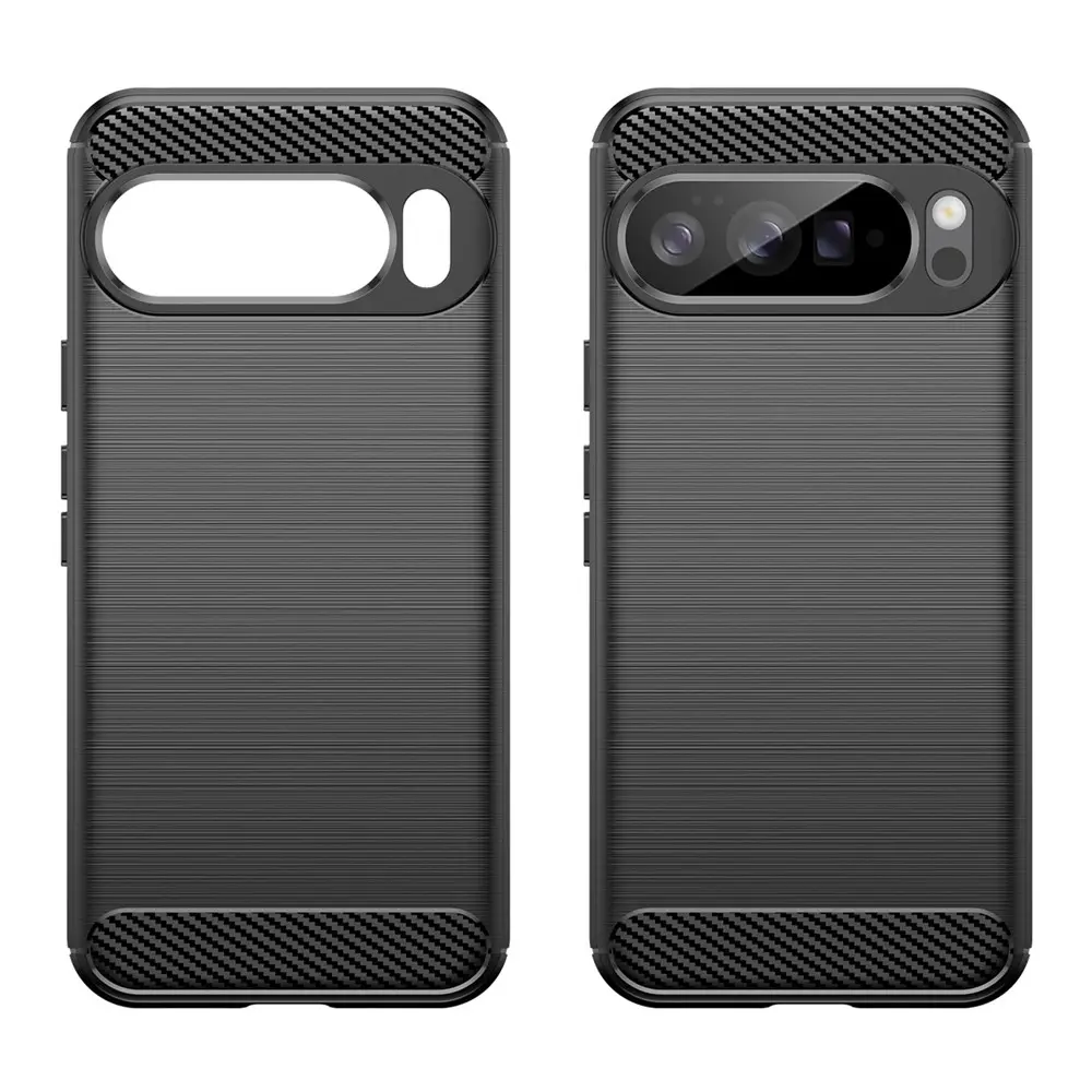 Google Pixel 11 Pro XL Skal TPU Brushed Svart