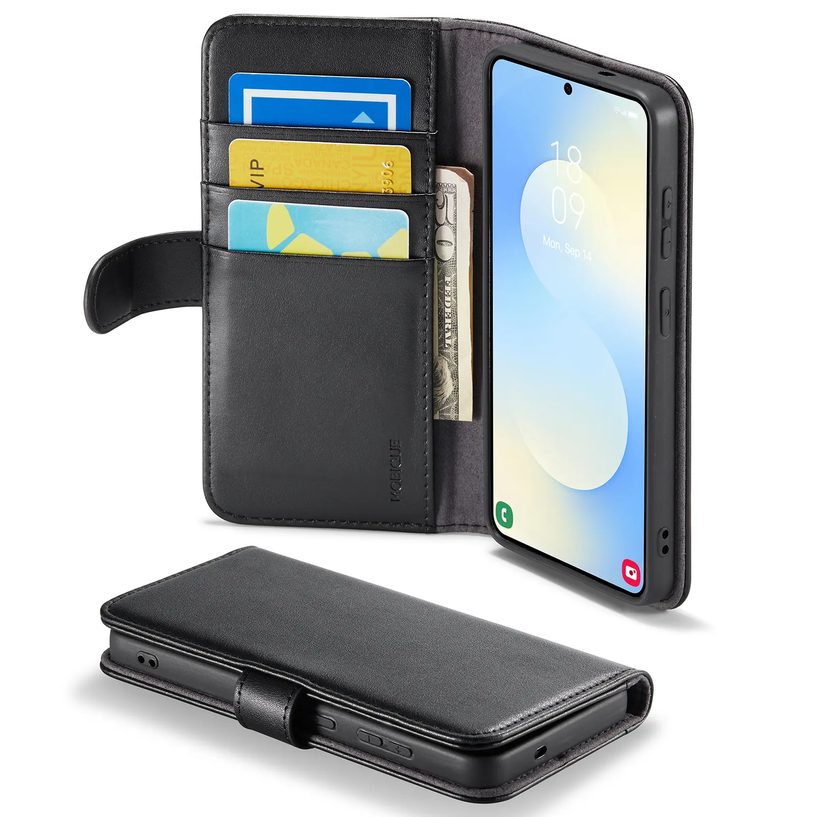 Ægte Læderetui Samsung Galaxy S26 Sort