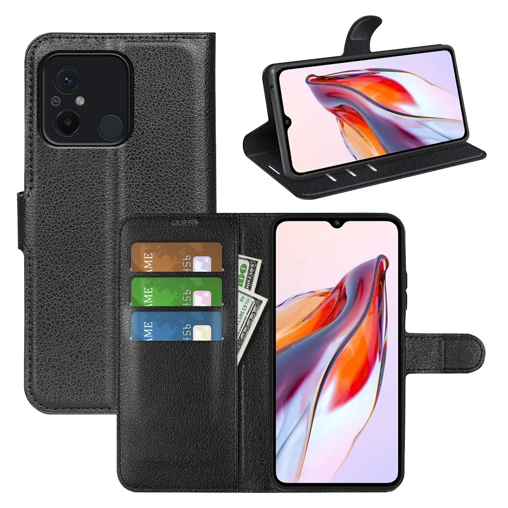 Mobiltaske Xiaomi Redmi 12C Sort