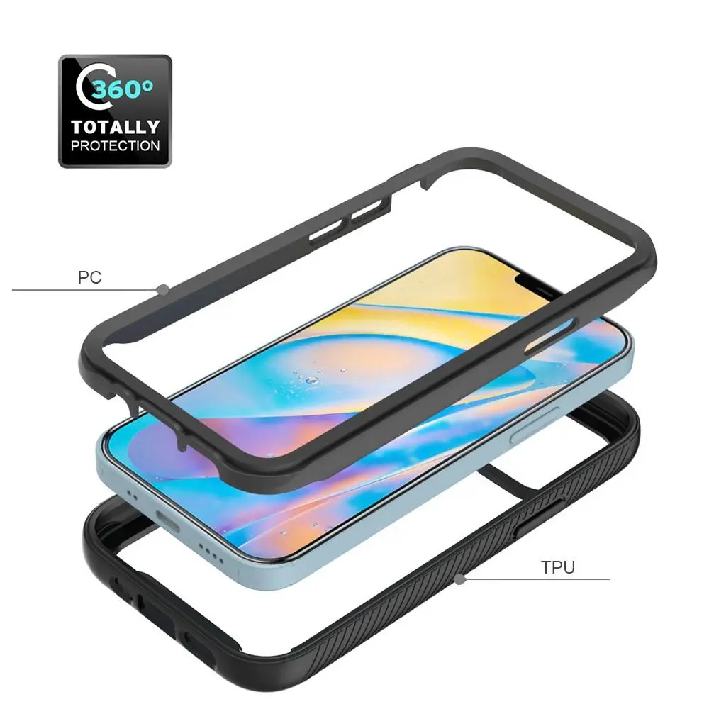 Full Cover Skal iPhone 12 Mini Svart