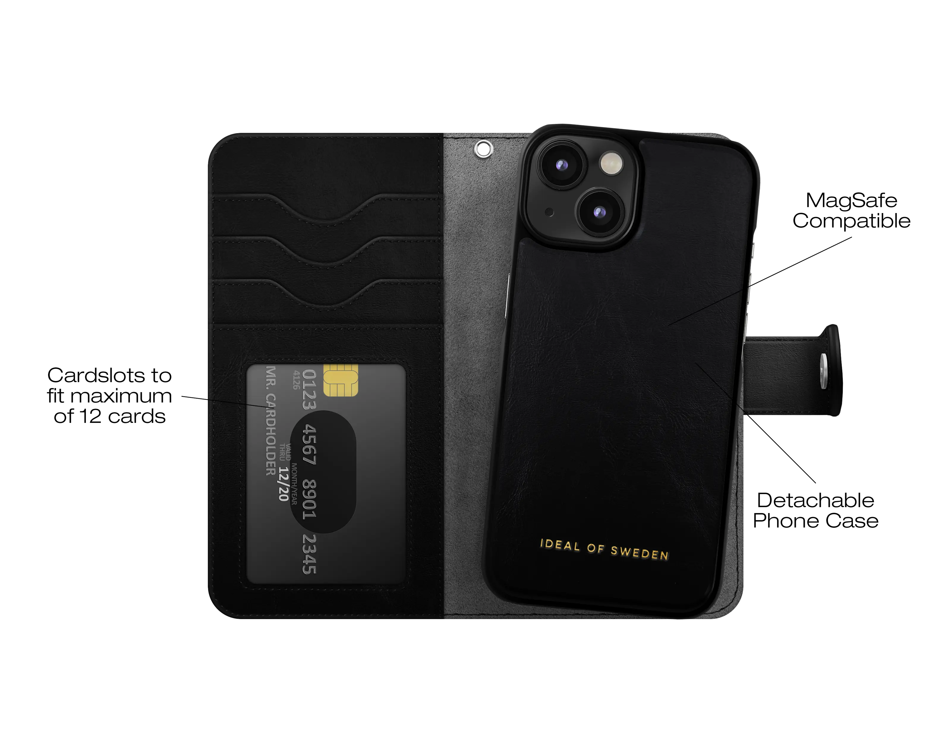 MagSafe Magnet Wallet+ iPhone 14 Black