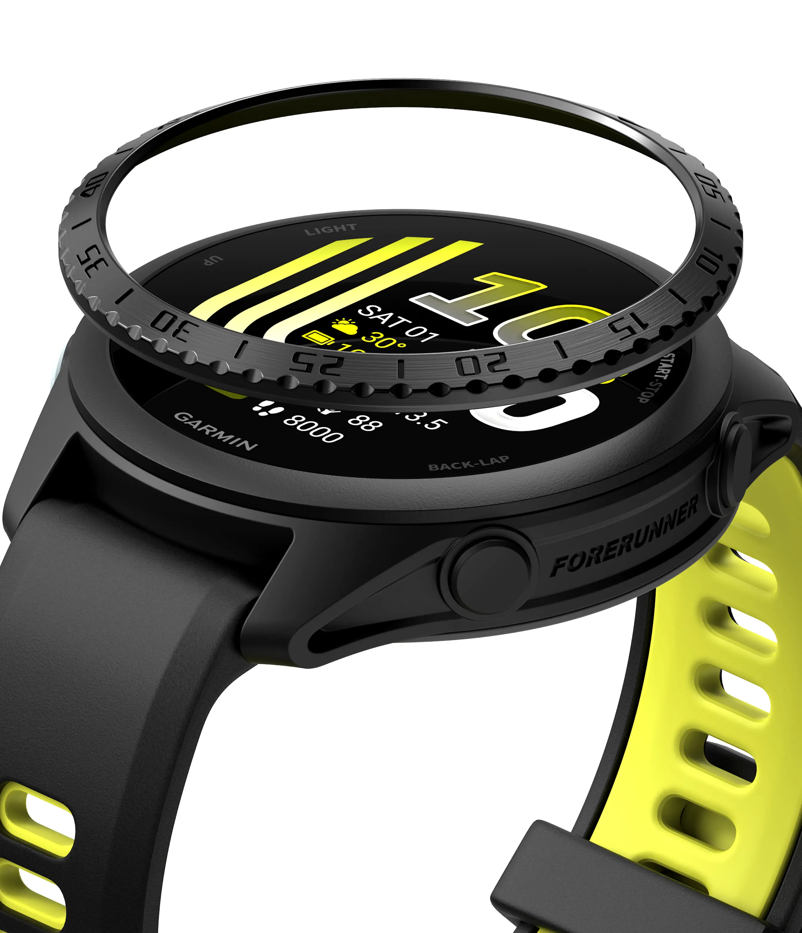 Bezel Styling Garmin Forerunner 165 Svart