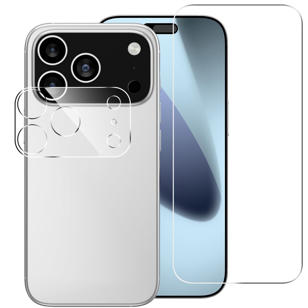 Panssarilasi Näytön & Kameran Linssinsuoja iPhone 17 Pro