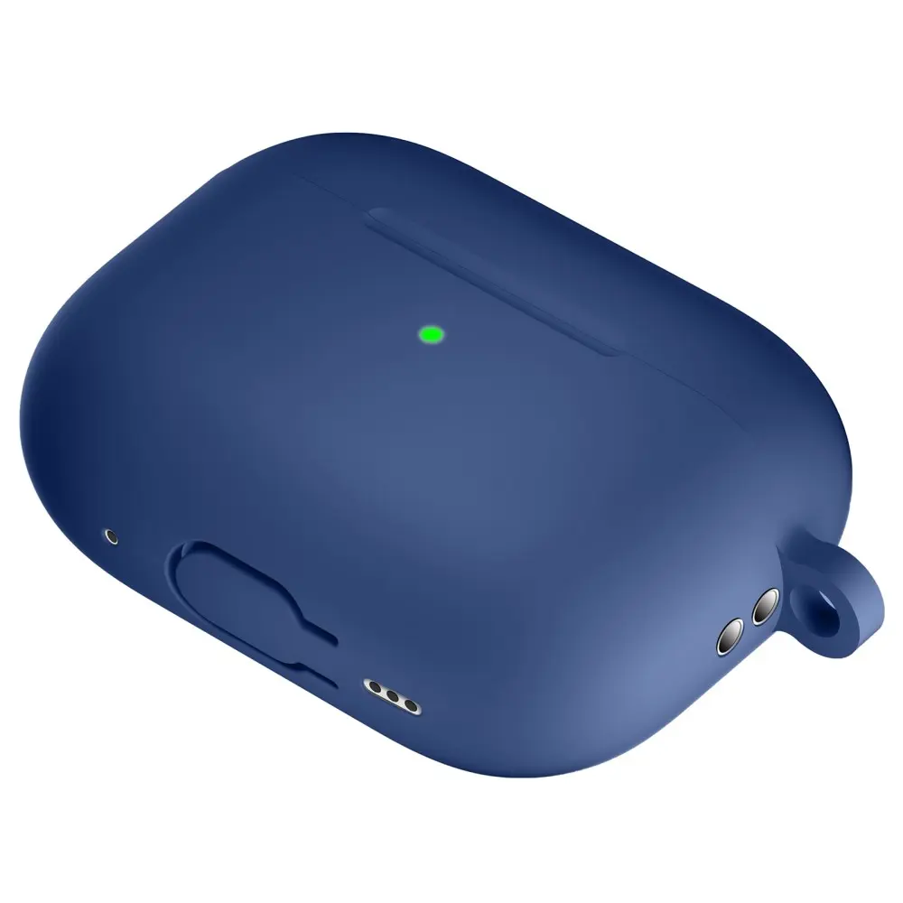 Silikonskal med karbinhake Apple AirPods Pro 2 Blå