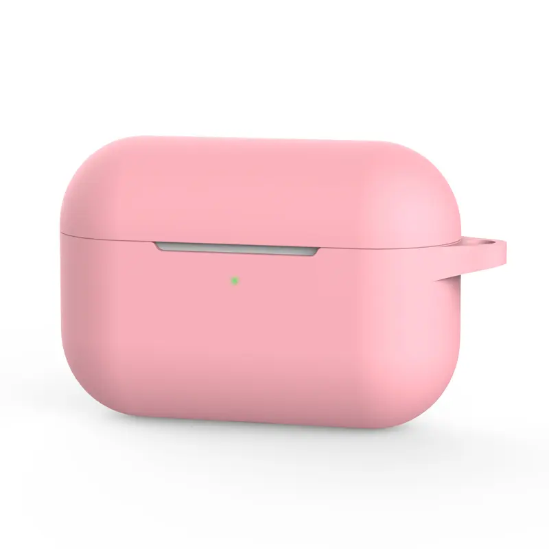 Silikonskal med karbinhake Apple AirPods Pro Rosa