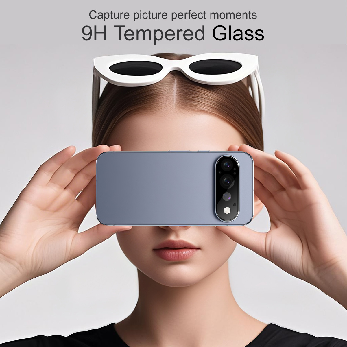 Härdat Glas 0.2mm Linsskydd Google Pixel 11 Pro Svart