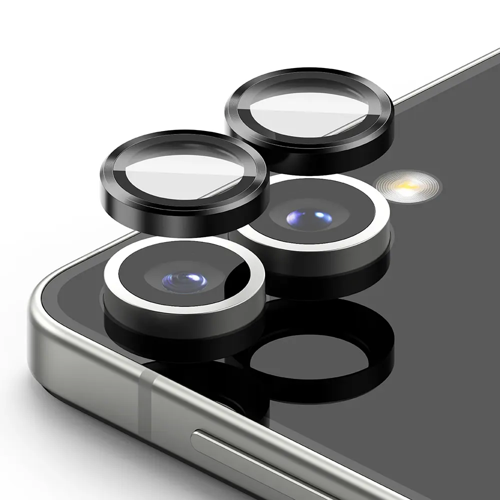 Camera Lens Frame Glass (2-pack) Samsung Galaxy Z Flip 7 Black