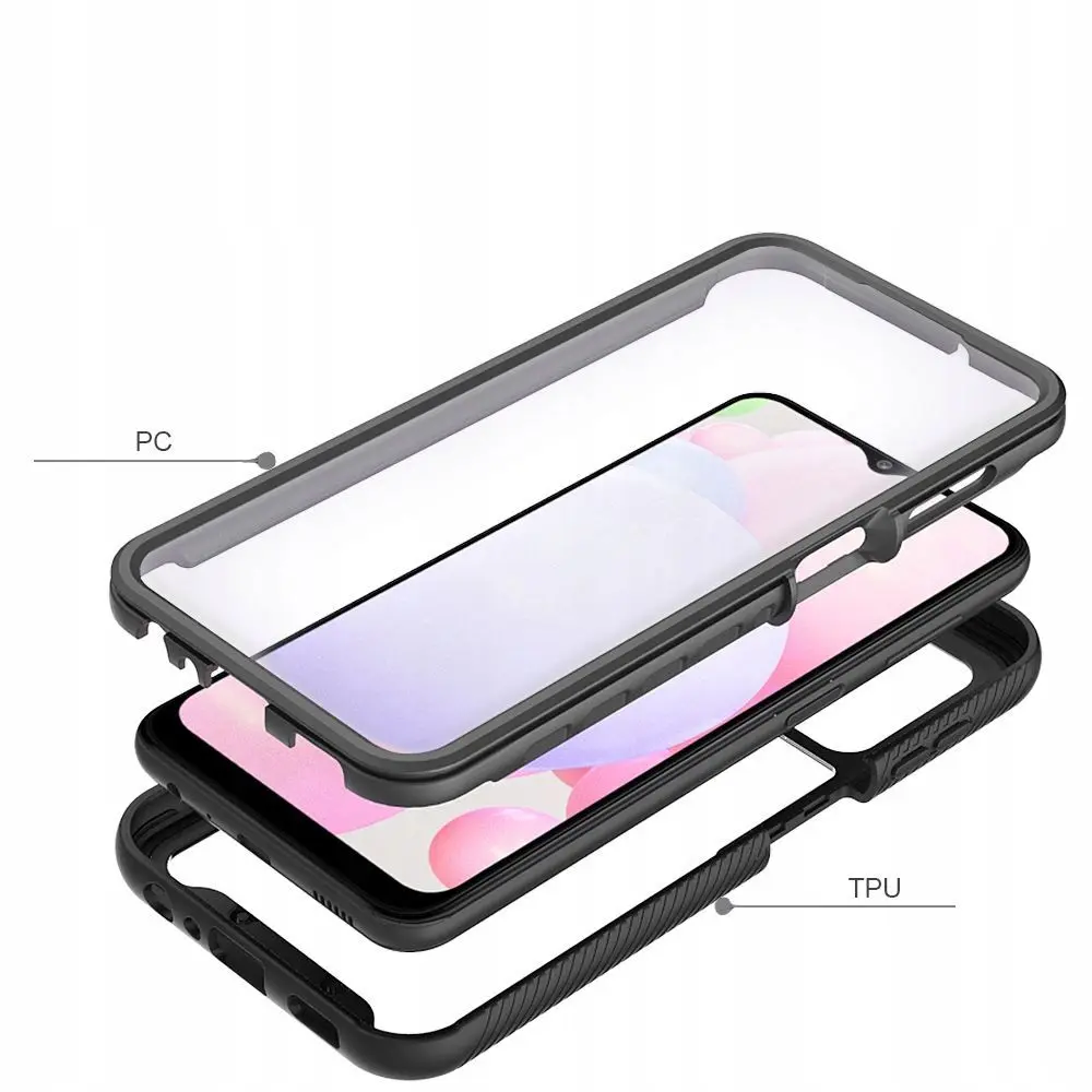 Full Protection Case Samsung Galaxy A23 Svart