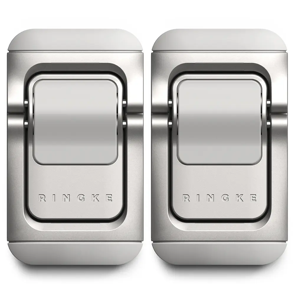 2-pack Laptopfötter - Step-Fit Mini Stand Silver