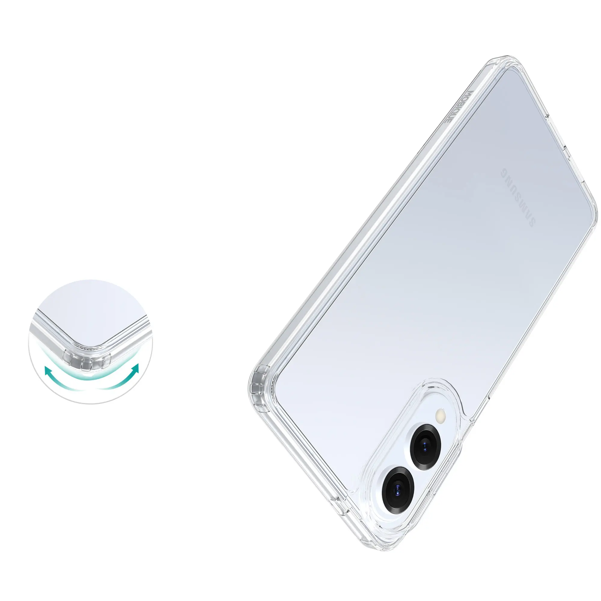 Hybridskal Samsung Galaxy S25 Edge Genomskinlig