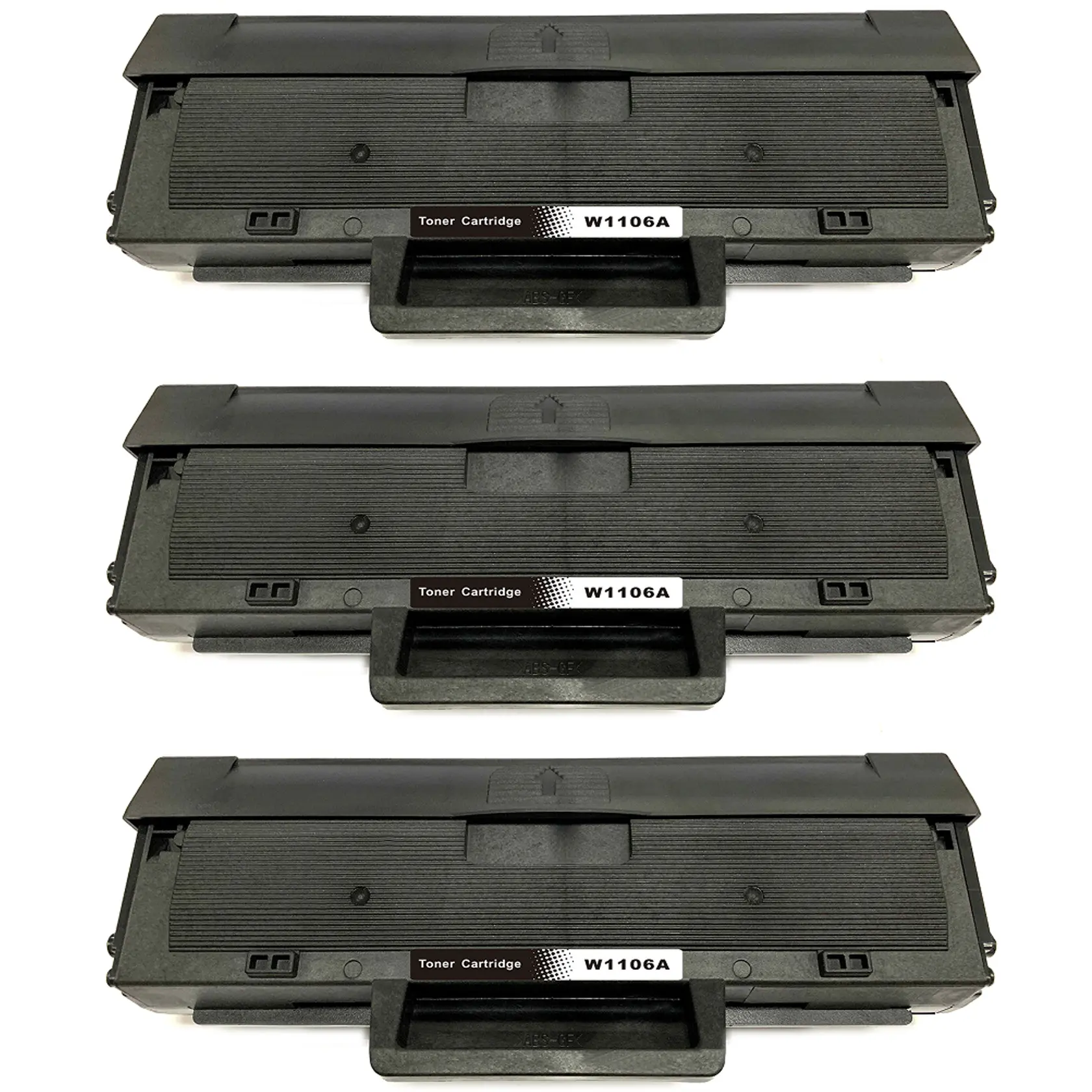 3-pak Toner HP Laser MFP 135a - erstatter HP 106A / W1106A, Sort, 1000 sider