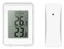 Trådløs termometer inne/ute, Hvit