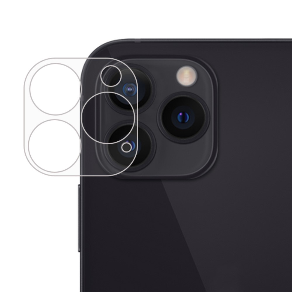 Herdet Glass Linsebeskyttelse iPhone 13 Pro Max - Fulldekkende kameralinsebeskyttelse i herdet glass