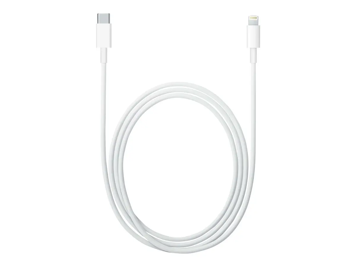 Laddningskabel USB-C till Lightning 1m, vit