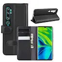 Ægte Læderetui Xiaomi Mi Note 10/10 Pro Sort