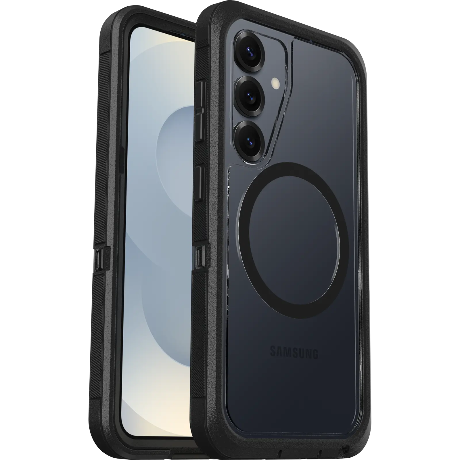 Defender XT Cover Samsung Galaxy S25 Sort/gennemsigtig