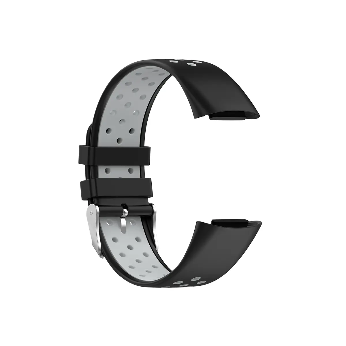Silikonarmband Sport Fitbit Charge 6 Svart