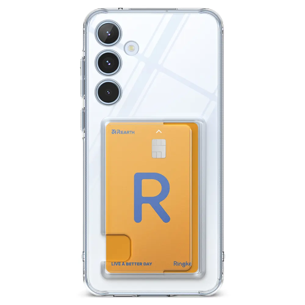 Fusion Card Case Samsung Galaxy A55 Genomskinlig