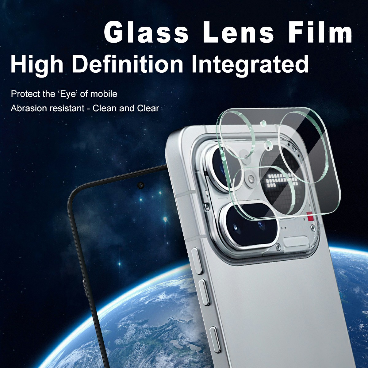 Härdat Glas 0.2mm Linsskydd Nothing Phone 4a Pro Genomskinlig