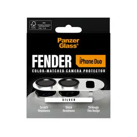 iPhone Duo Fender Camera Protector Silver