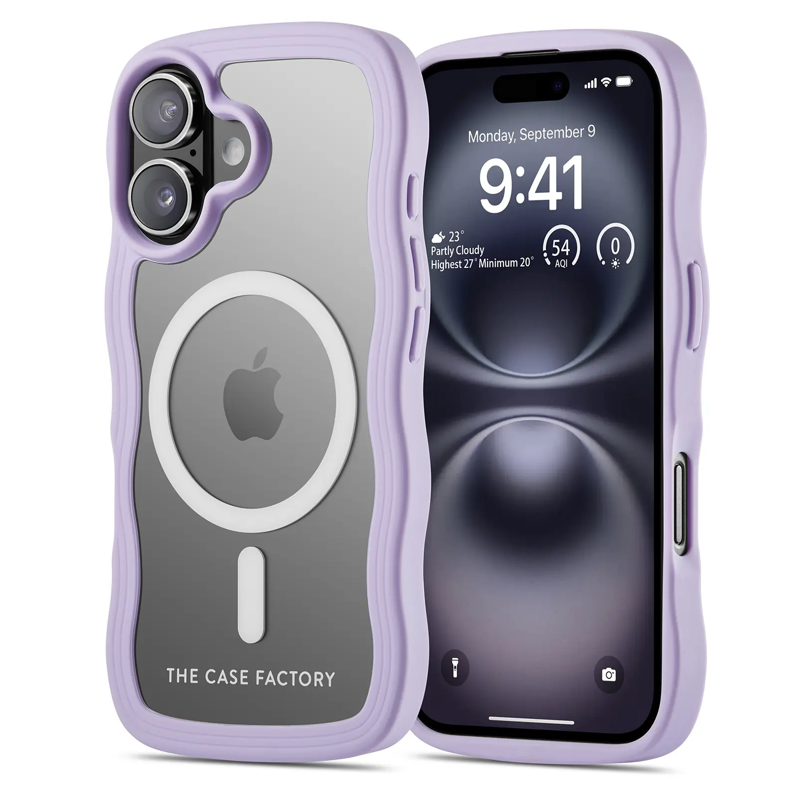 The Wave Mag Case iPhone 17 Lila