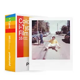 Color Instantfilm med vit ram för i-Type (2-pack)