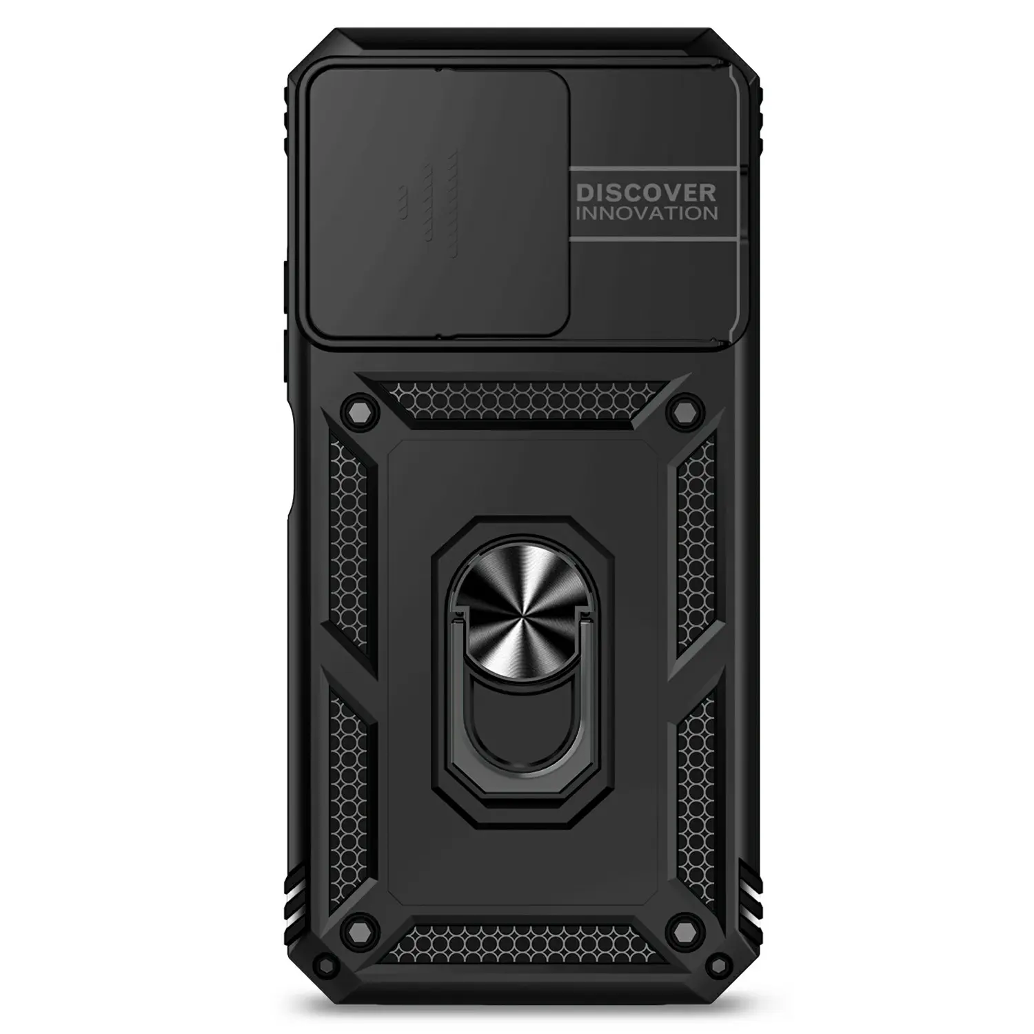 Hybridskal Ring + Kameraskydd Xiaomi Redmi 15C Svart