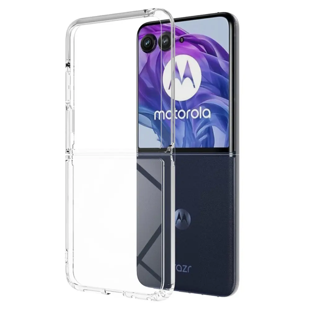 Hybridcover Motorola Razr 50 Ultra Gennemsigtig