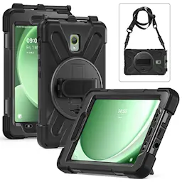 Stødsikker Hybridcover med skulderrem Samsung Galaxy Tab Active5 Sort