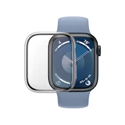Apple Watch Series 7 41mm Fuldendt cover med skærmbeskytter D3O, Gennemsigtig