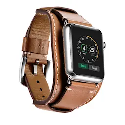 Apple Watch Ultra 49mm 3rd Gen Bredt Skinnreim brun