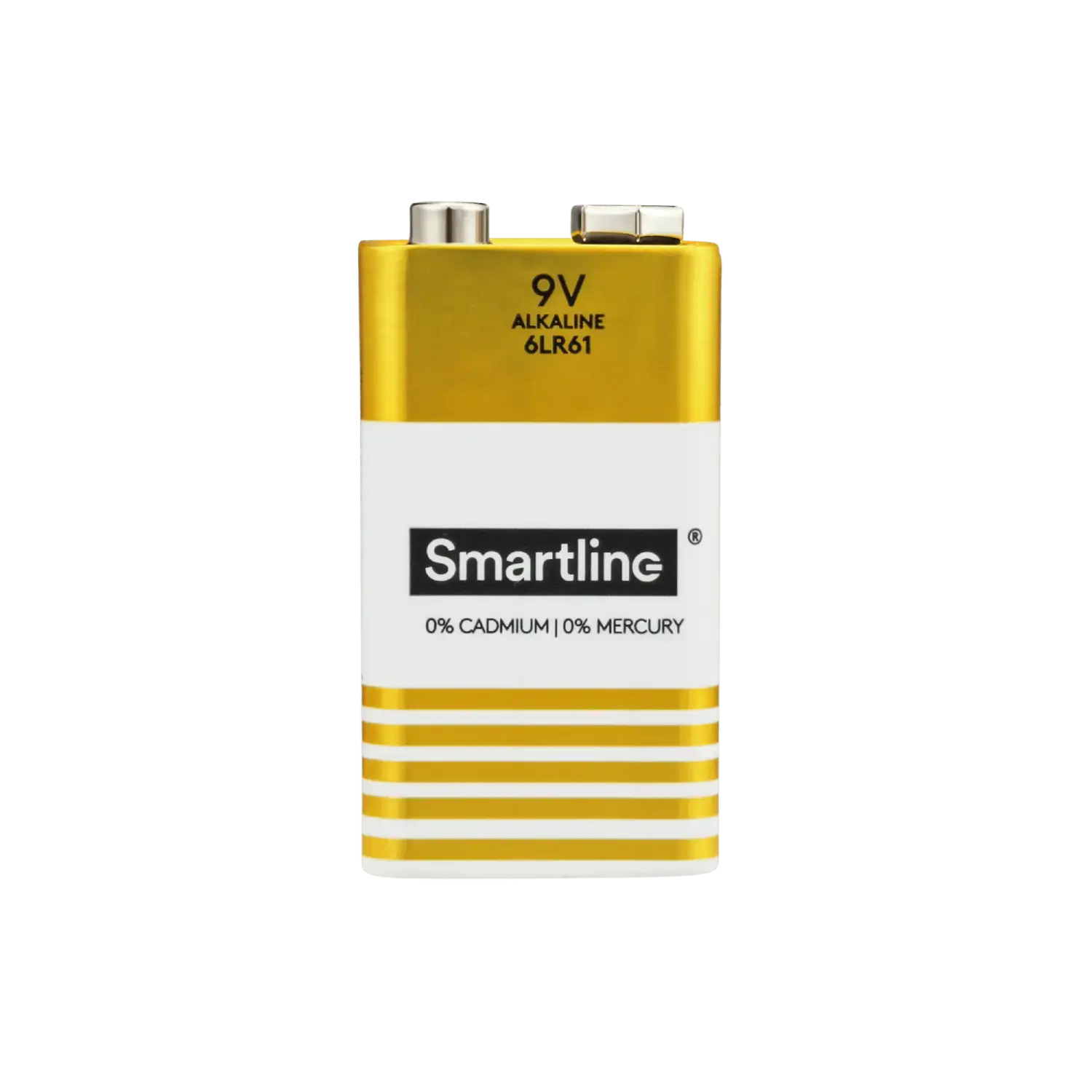 Alkaline 9V-batteri 6LR61 (2-pack)