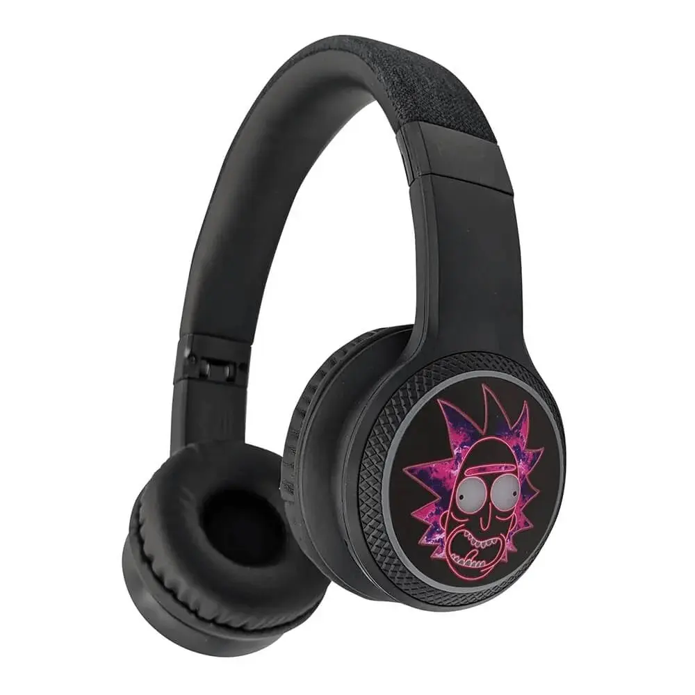 Trådlösa On-Ear LED barnhörlurar, Rick and Morty
