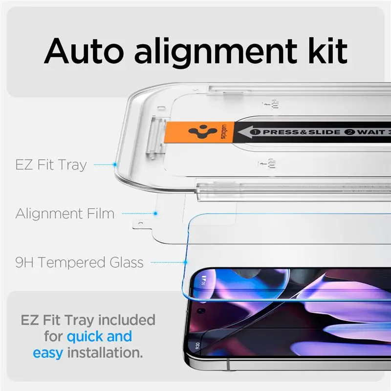 Google Pixel 10 Pro XL Screen Protector GLAS.tR EZ Fit (2-pack)
