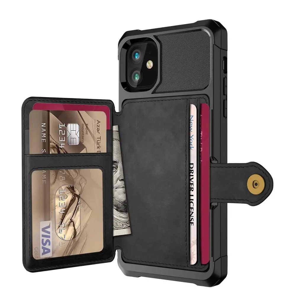 Tough Multi-slot Case iPhone 12/iPhone 12 Pro Svart