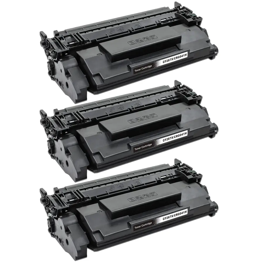 3-pack Toner HP LaserJet Enterprise M506dn - ersätter HP 87X / CF287X, Svart, 18000 sidor
