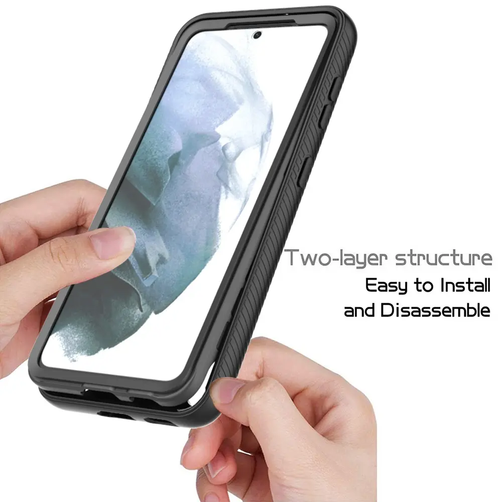 Full Protection Case Samsung Galaxy S21 FE Svart