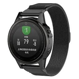 Armbånd Milanese Garmin Instinct 2S Sort