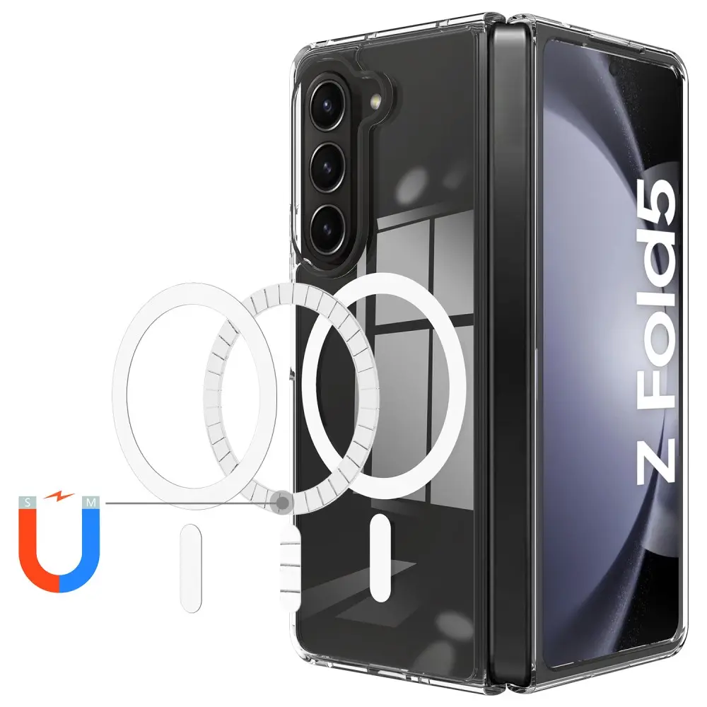 Hybridskal MagSafe Samsung Galaxy Z Fold 5 Genomskinlig