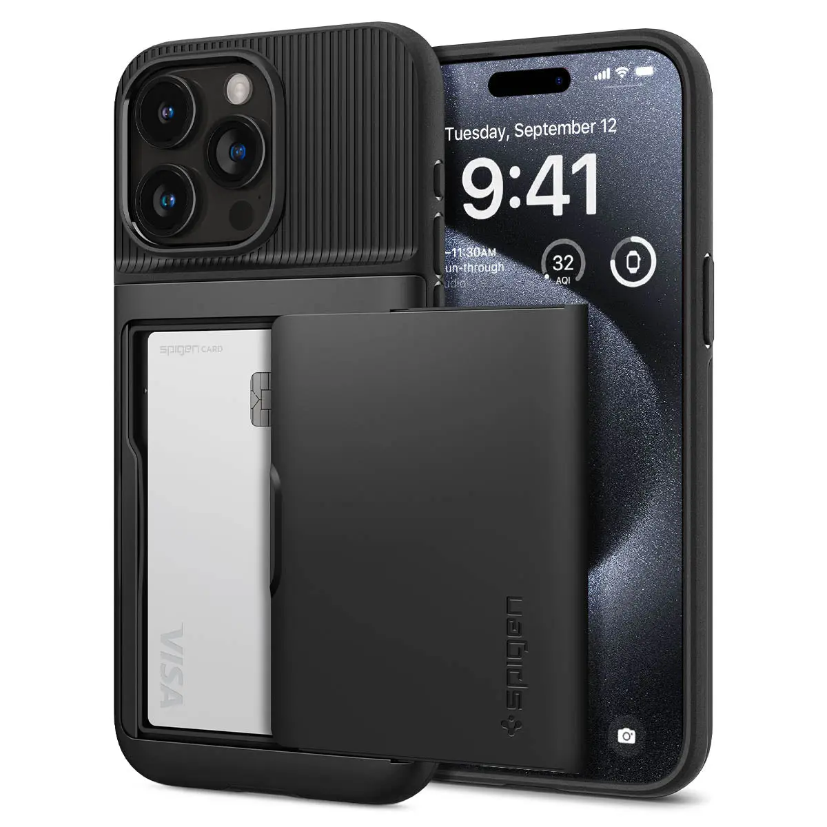 iPhone 15 Pro Case Slim Armor CS Black