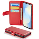 Aito Nahkakotelo Samsung Galaxy S26 Punainen